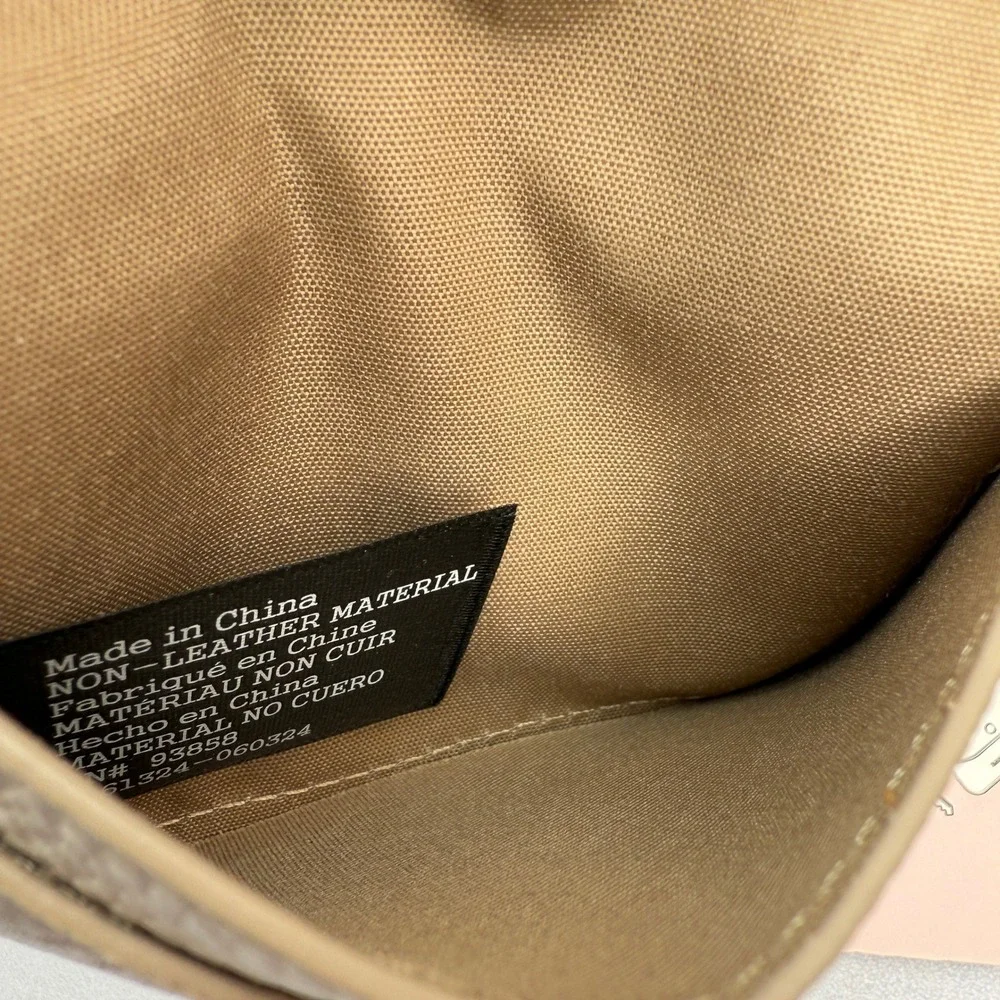 Nanette Lepore Card Case Hands Free Tan Bracelet Not Included Holds ID and Cards - Picture 6 of 6